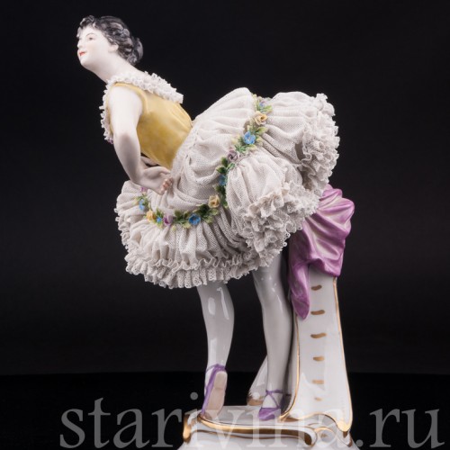 Балерина в желтом, Volkstedt, Германия, нач. 20 в.
