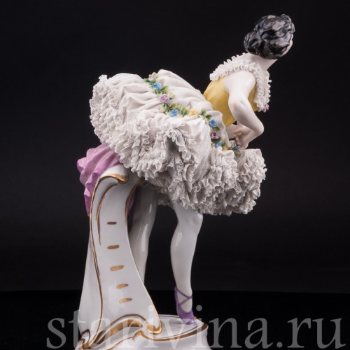 Балерина в желтом, Volkstedt, Германия, нач. 20 в.