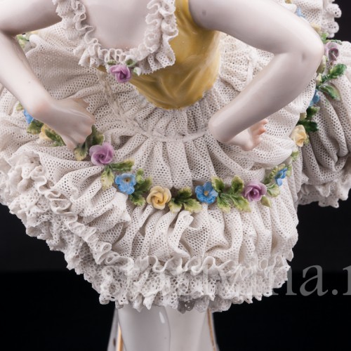 Балерина в желтом, Volkstedt, Германия, нач. 20 в.