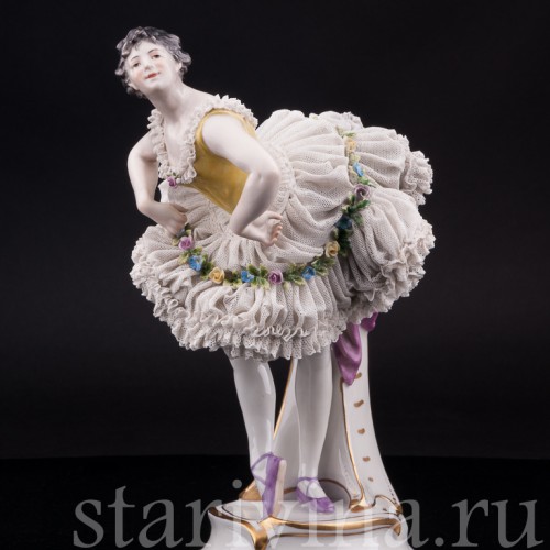 Балерина в желтом, Volkstedt, Германия, нач. 20 в.