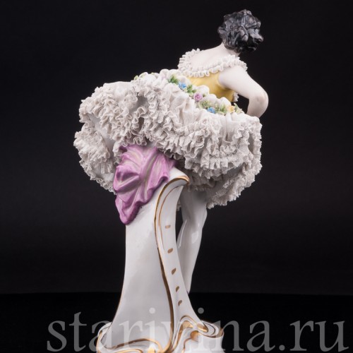 Балерина в желтом, Volkstedt, Германия, нач. 20 в.