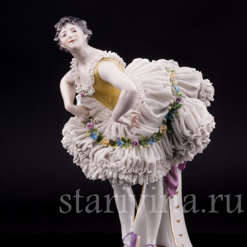 Балерина в желтом, Volkstedt, Германия, нач. 20 в.