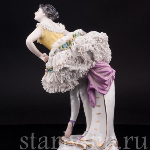 Балерина в желтом, Volkstedt, Германия, нач. 20 в.