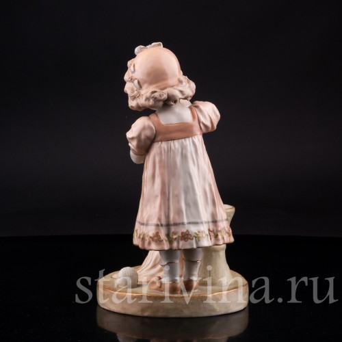 Рукодельницы, девочка c собакой