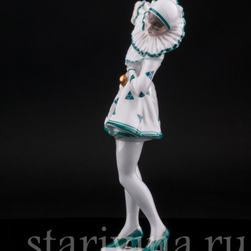 Фарфорвая девушки статуэтка Пьеретта, Rosenthal, Германия, 1920-30 гг.