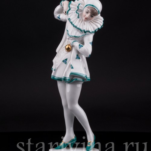 Фарфорвая девушки статуэтка Пьеретта, Rosenthal, Германия, 1920-30 гг.