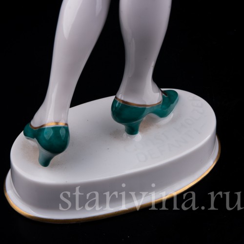 Фарфорвая девушки статуэтка Пьеретта, Rosenthal, Германия, 1920-30 гг.