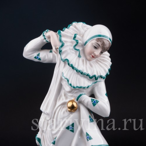 Фарфорвая девушки статуэтка Пьеретта, Rosenthal, Германия, 1920-30 гг.