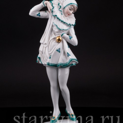 Фарфорвая девушки статуэтка Пьеретта, Rosenthal, Германия, 1920-30 гг.