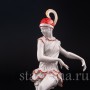 Фарфорвая статуэтка Танцующая девушка с пером, Volkstedt, Германия, нач. 20 в.