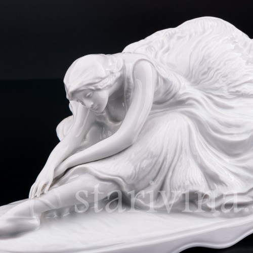 Статуэтка балерины из фарфора Умирающий лебедь (Анна Павлова), Rosenthal, Германия, 1924 г.