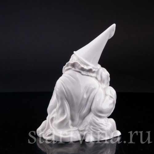 Фарфоровая статуэтка Пьеретта с пуделем, Rosenthal, Германия, 1921-22 гг.