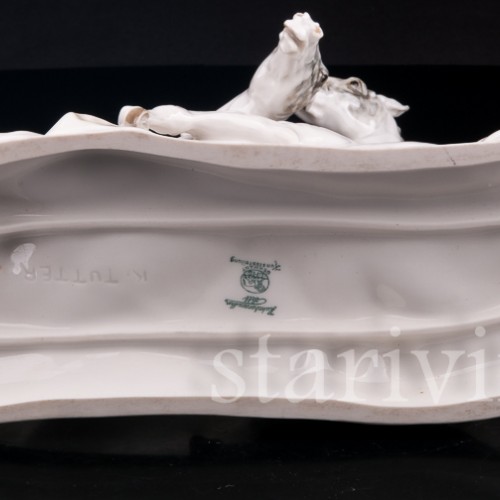 Фигурка из фарфора Играющие лошади, Hutschenreuther, Германия, 1937-40 гг.