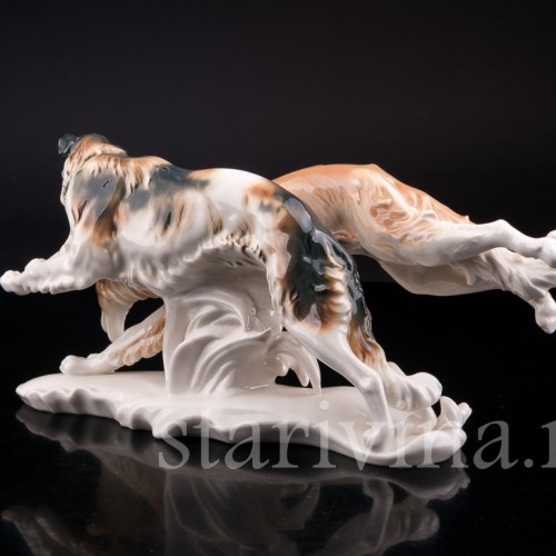 Фарфорвая статуэтка собак Две борзые, Karl Ens, Германия, 1920-30 гг.