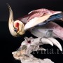 Статуэтка птицы из фарфора Попугай Корелла, Hutschenreuther, Германия, 1955-68 гг.