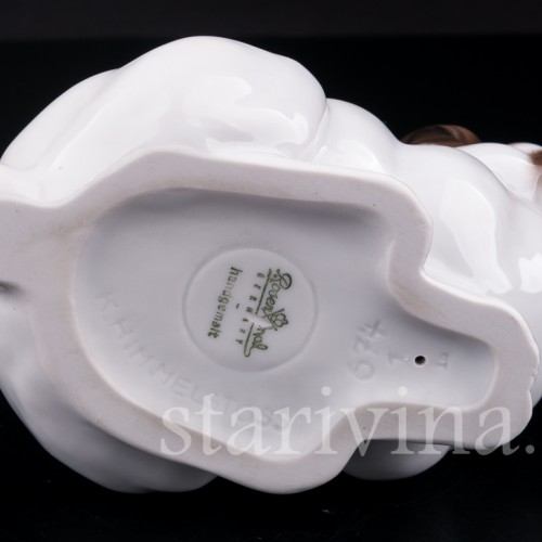 Фарфорвая статуэтка Кролик, Rosenthal, Германия, 1950-60 гг..