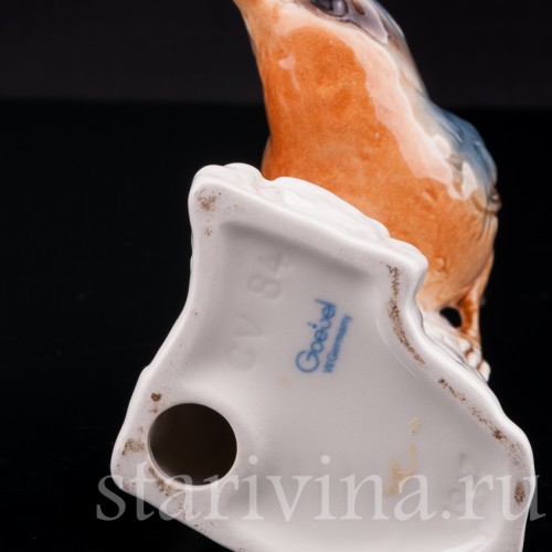 Фарфорвая статуэтка птицы Поползень, Goebel, Германия, до 1991 г.