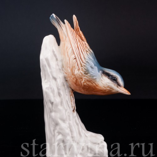 Фарфорвая статуэтка птицы Поползень, Goebel, Германия, до 1991 г.