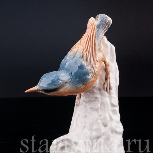 Фарфорвая статуэтка птицы Поползень, Goebel, Германия, до 1991 г.