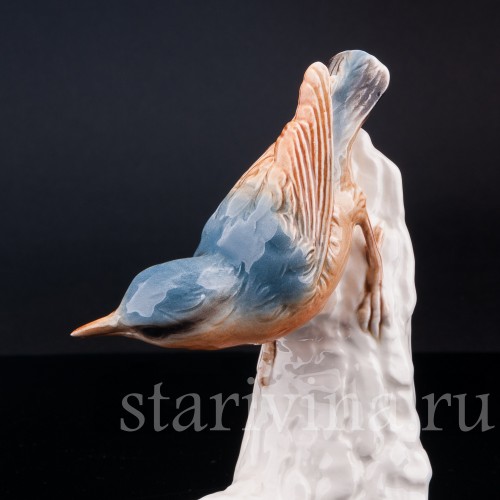 Фарфорвая статуэтка птицы Поползень, Goebel, Германия, до 1991 г.