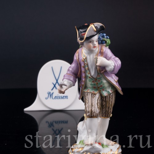 Мальчик с виноградом (дети-садовники), Meissen, Германия, сер. 19 - нач. 20 вв.