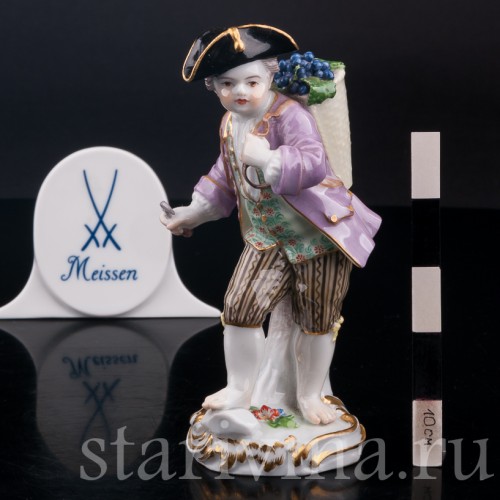 Мальчик с виноградом (дети-садовники), Meissen, Германия, сер. 19 - нач. 20 вв.
