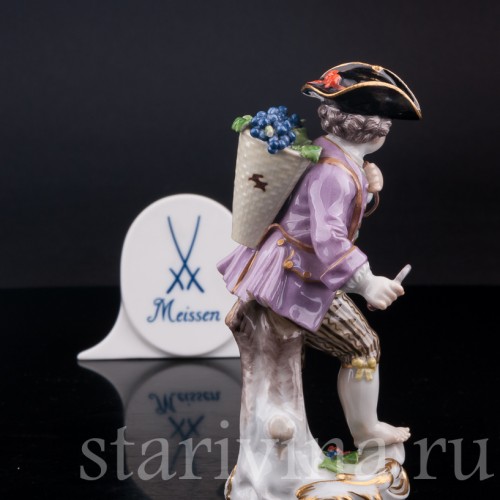 Мальчик с виноградом (дети-садовники), Meissen, Германия, сер. 19 - нач. 20 вв.