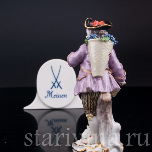 Мальчик с виноградом (дети-садовники), Meissen, Германия, сер. 19 - нач. 20 вв.