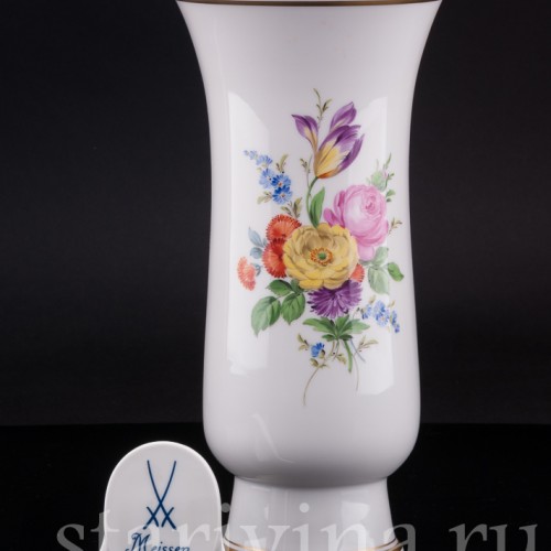 Фарфоровая Ваза, Meissen, Германия, вт. пол. 20 в.