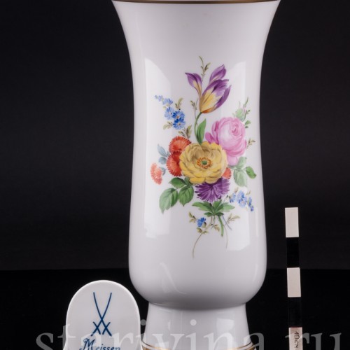 Фарфоровая Ваза, Meissen, Германия, вт. пол. 20 в.