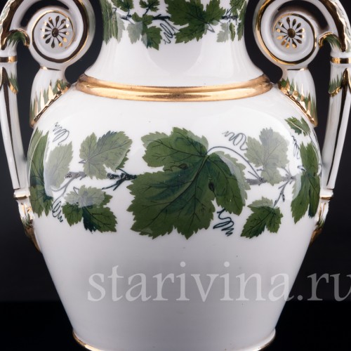 Фарфоровая Ваза "Виноградная лоза", Meissen, Германия, кон. 19 - нач. 20 вв.
