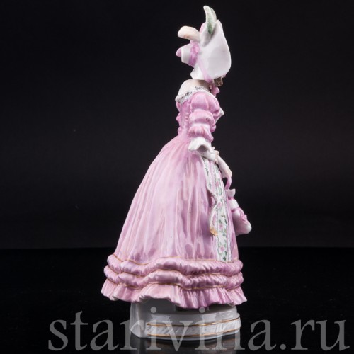 Девушка в шляпке с ридикюлем, Dressel, Kister & Co, Германия, 1907-20 гг.