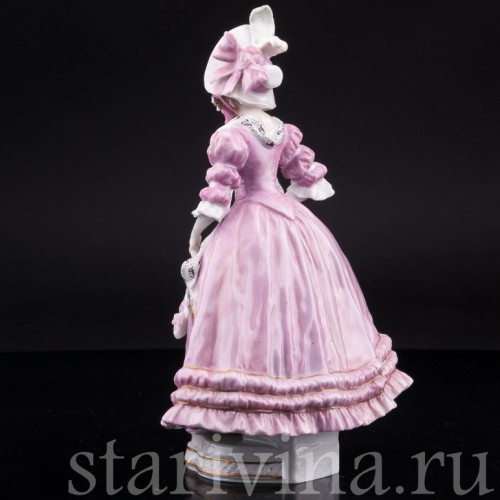 Девушка в шляпке с ридикюлем, Dressel, Kister & Co, Германия, 1907-20 гг.