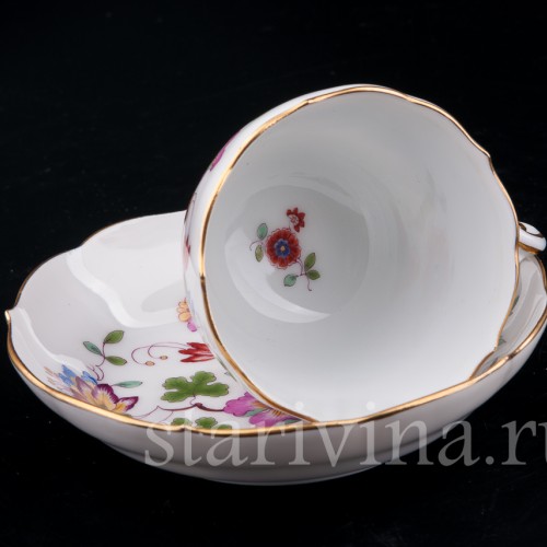 Кофейная пара с восточным орнаментом, Meissen, Германия, вт. пол. 20 в