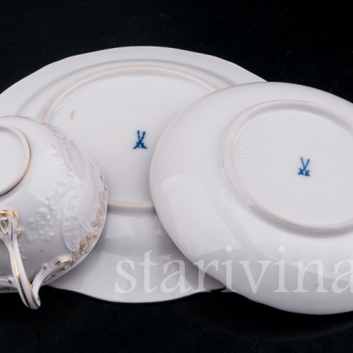 Чайное трио, Meissen, Германия, пер. пол. 20 в