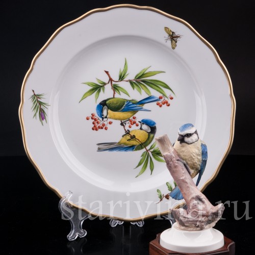Тарелка Лазоревки, Meissen, Германия, вт. пол. 20 в