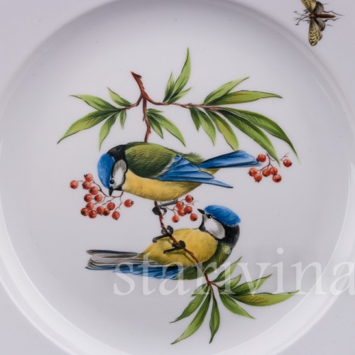 Тарелка Лазоревки, Meissen, Германия, вт. пол. 20 в