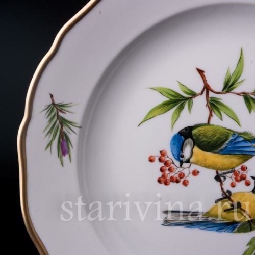 Тарелка Лазоревки, Meissen, Германия, вт. пол. 20 в