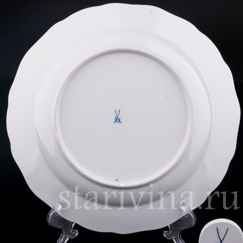 Тарелка Лазоревки, Meissen, Германия, вт. пол. 20 в