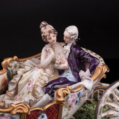 Карета, Capodimonte, Италия, сер. - вт. пол. 20 в.