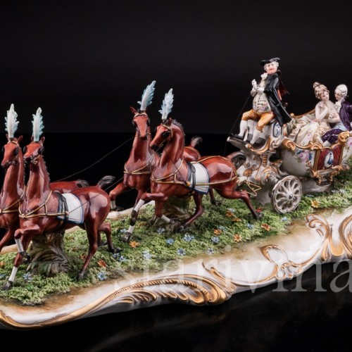 Карета, Capodimonte, Италия, сер. - вт. пол. 20 в.