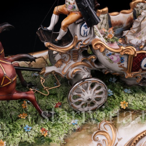 Карета, Capodimonte, Италия, сер. - вт. пол. 20 в.