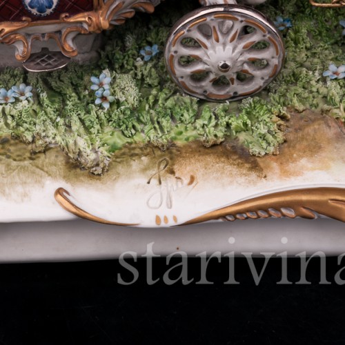 Карета, Capodimonte, Италия, сер. - вт. пол. 20 в.