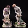 Парные фарфорвые статуэтки Рыбаки, Dressel, Kister & Cie, Германия, кон. 19 в., нач. 20 в..