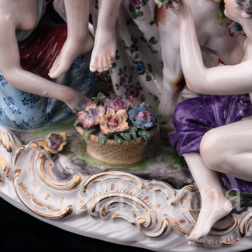 Фарфорвая статуэтка Похищение Европы, Dressel, Kister & Co, Германия, 1907-20 гг.