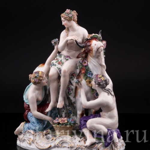 Фарфорвая статуэтка Похищение Европы, Dressel, Kister & Co, Германия, 1907-20 гг.