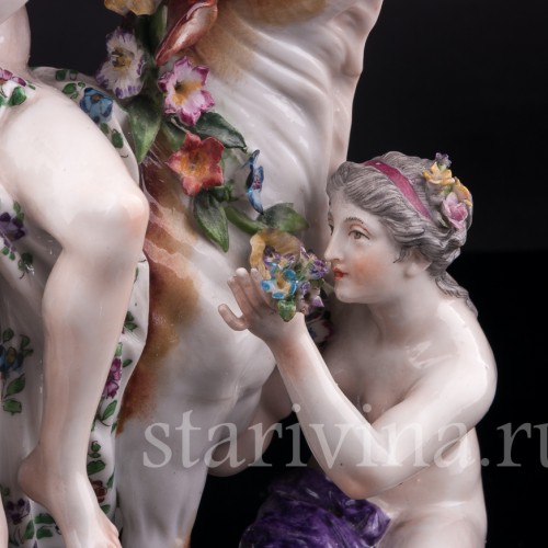 Фарфорвая статуэтка Похищение Европы, Dressel, Kister & Co, Германия, 1907-20 гг.