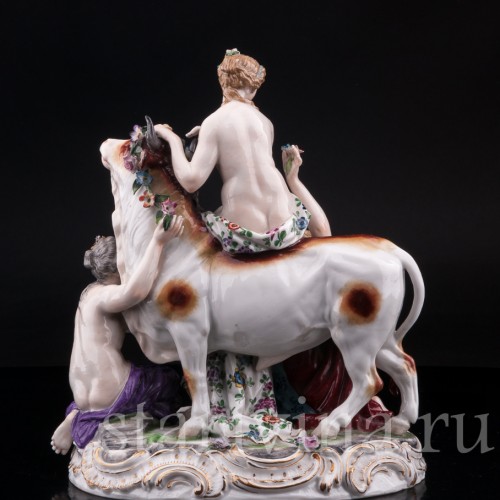 Фарфорвая статуэтка Похищение Европы, Dressel, Kister & Co, Германия, 1907-20 гг.