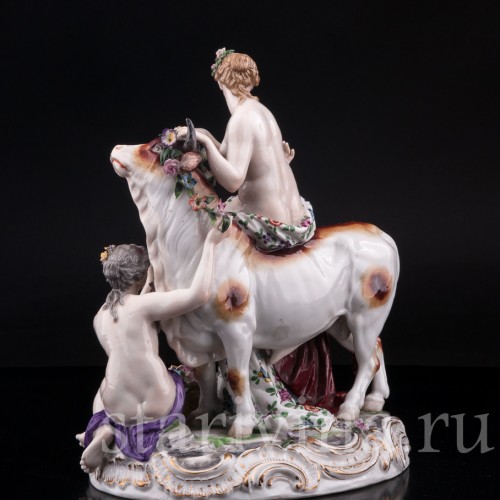 Фарфорвая статуэтка Похищение Европы, Dressel, Kister & Co, Германия, 1907-20 гг.