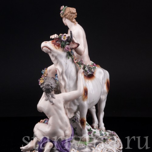 Фарфорвая статуэтка Похищение Европы, Dressel, Kister & Co, Германия, 1907-20 гг.